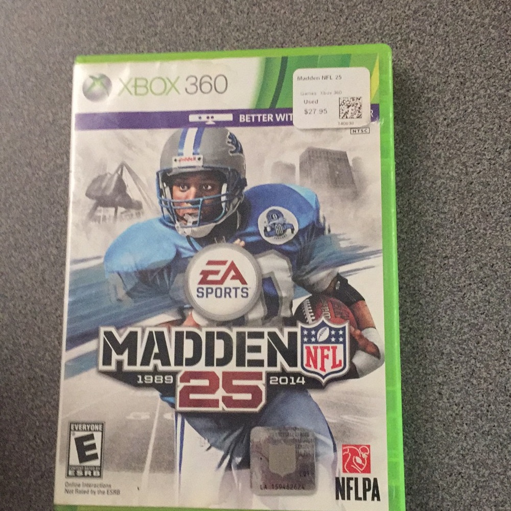 Xbox 360 game: Madden NFL 25
